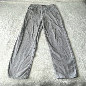 Empyre pants with some imperfections, you can only tell when looking closely.